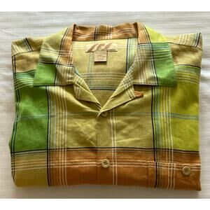 Trutus Biancarra Men's 55%Linen/45%Rayon Button Shirt S/S